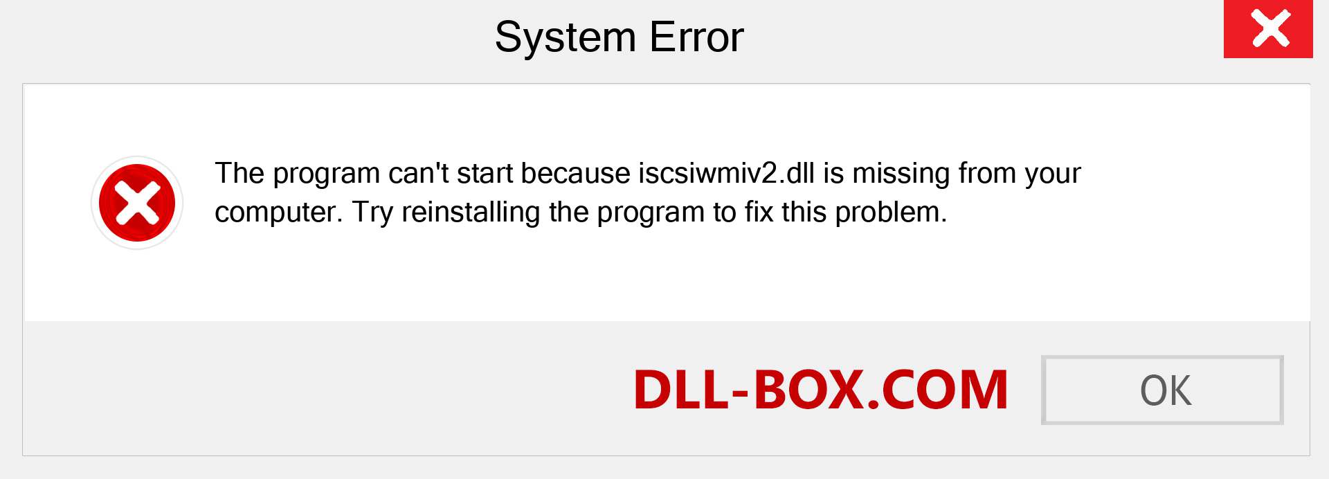  iscsiwmiv2.dll file is missing?. Download for Windows 7, 8, 10 - Fix  iscsiwmiv2 dll Missing Error on Windows, photos, images